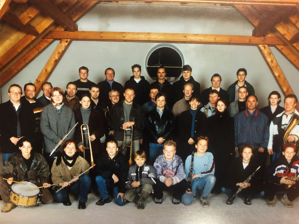 2000 - Neues Probelokal im Gemeindeamt