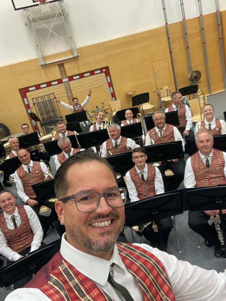 Konzertwertung 2025 - Selfie vor dem Auftritt